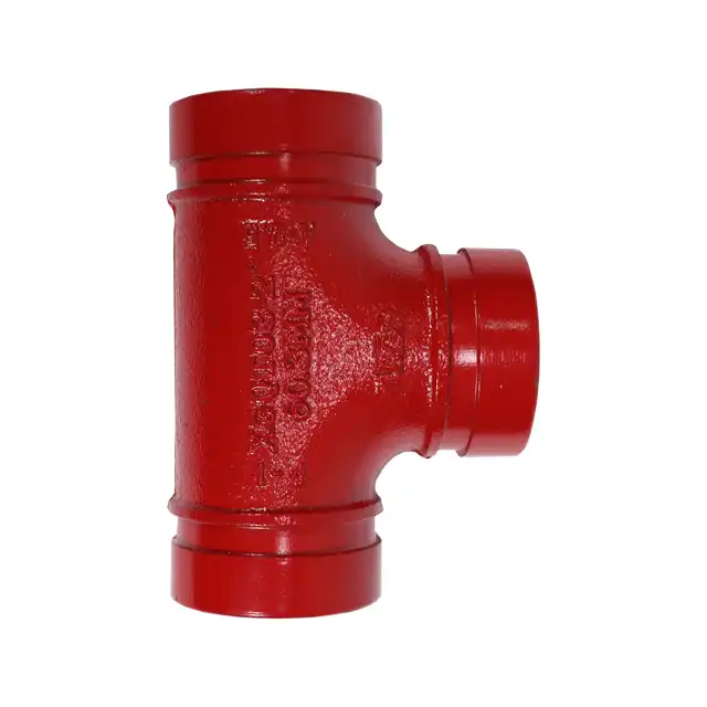 Fire Fighting Grooved pipe fittings 130S Equal Tee