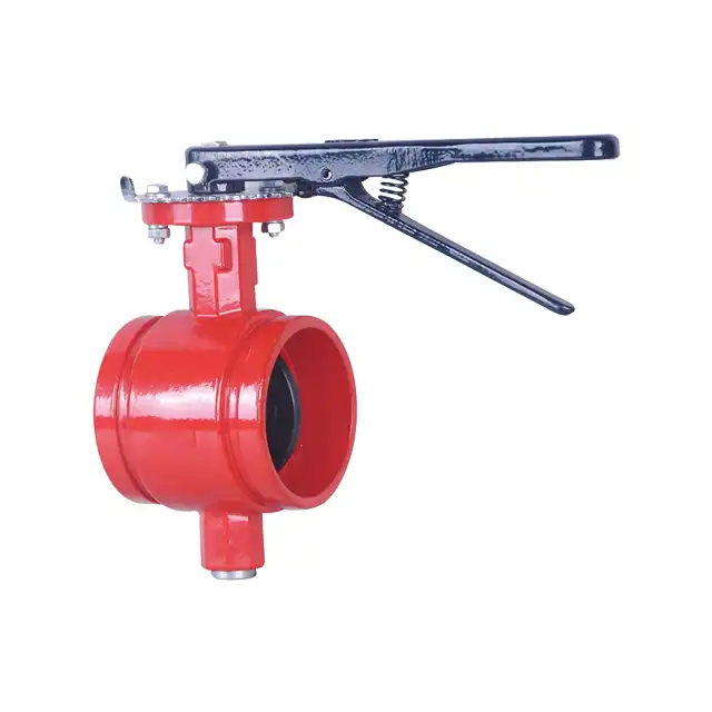 Fire Fighting Grooved Butterfly Valve