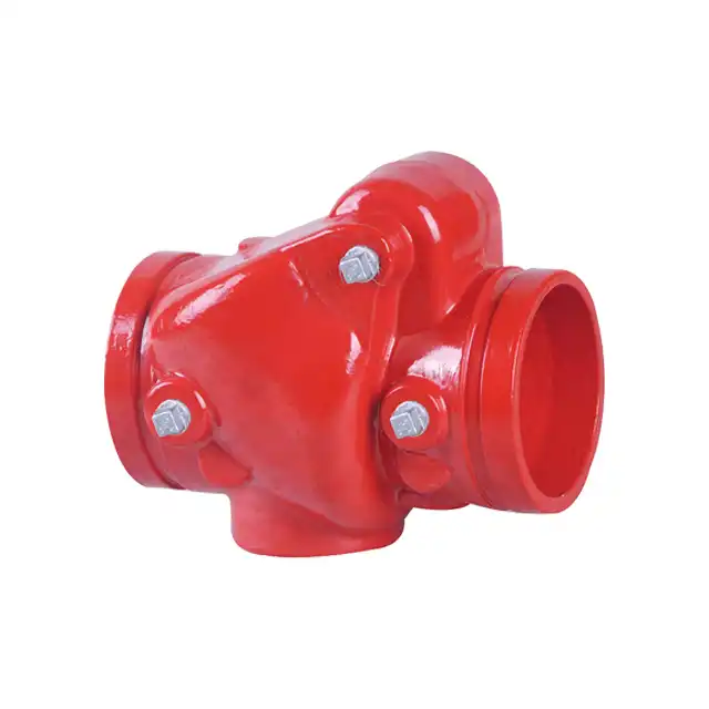 Fire Fighting Grooved Resilient Swing Check Valve