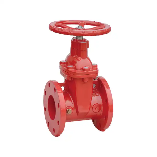 Flanged NRS Gate Ductile Iron Resilient Seat Gate Valve