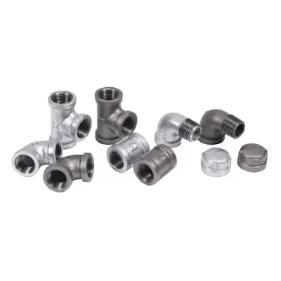 Malleable iron pipe fittings