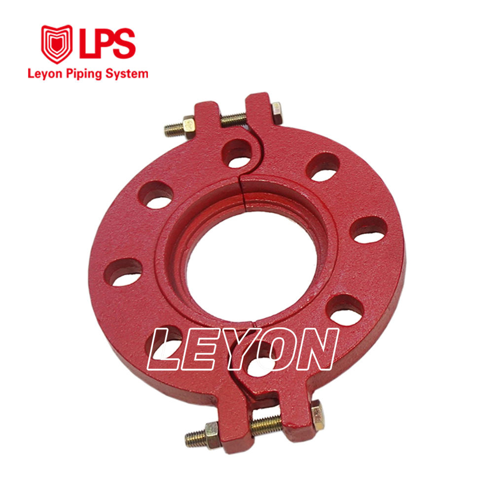 Leyon FM UL نظام رشاشات الحريق، نظام الحماية من الحريق، تجهيزات الحديد الزهر المرن، شفة محززة